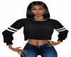 Crop BLACK Tee