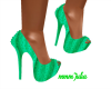 Green Stilettos