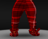 [MDF]red plaid pajama m