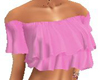 Pink Frill Top
