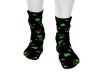 S|M Grinch Neon Socks M