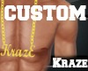 CustomKraze silver chain