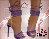 cK Summer Sandals Lilac