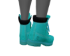 TEAL WORK BOOTS