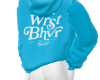 WB Blue hoodie