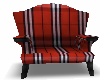 Xmas Comfy Plaid Chair