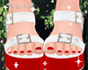 ♡ Sandals Cutie Red