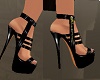(K) zipper heels black G