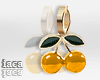 Orange Cerry Earrings