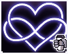 ☕| Blue Infinity Heart