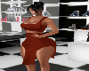 H l Brick Red Dress
