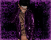 !N Purple Leather Jacket