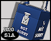 S|Not Sorry|Bag|Blue