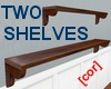 [cor] Two shelves wall