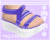 Purple sandels