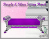 Purple Silver Bench