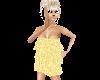 Sexy mini dress yellow