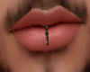 Black Dia Lip Piercing