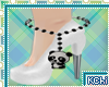 [KChi]Panda Ankle Beads 