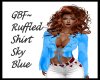 GBF~ Ruffled Shirt Sky B