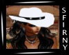 [SFY] HAT COWGIRL WHT