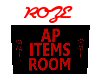 *R*AP Items Room Sign