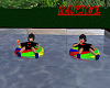 animated beach floats
