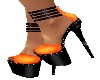 ORANGE SPIKE PUMPS