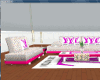 LV Couch Pink Style Set