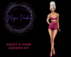 Sassy C. Pink Shorts Fit