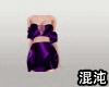 Purple cetin dress
