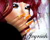 |Joy| Small Orange nails