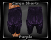 Cargo Shorts Purple