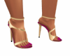 Shaz Gold/Pink Heels