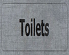 Toilets Sign Door Plaque