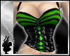 Decayed Corset - Green