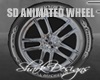 SD Animated Car Wheel