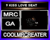 9 KISS LOVE SEAT