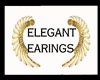 GM's Gold White Earrings