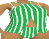 swimsuit striped green
