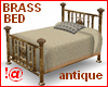 !@ Antique brass bed 