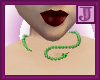 Emerald Snake Necklace 2