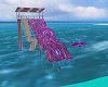 pink water slide