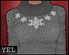 [YH] Snowflake sweater