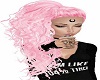 Pink Side Ponytail Hair