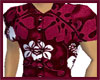 Burgundy Hawaiian Shirt
