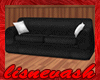 (L) Black / White Sofa