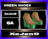 GREEN SHOES