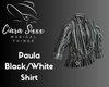 Paula Black/White Shirt