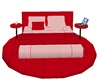 red animated bed